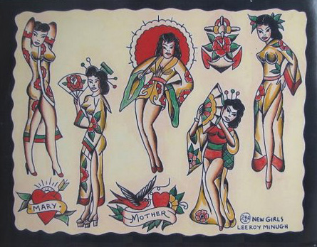 リー・ロイ・ミヌフ（Lee Roy Minugh）のタトゥー1