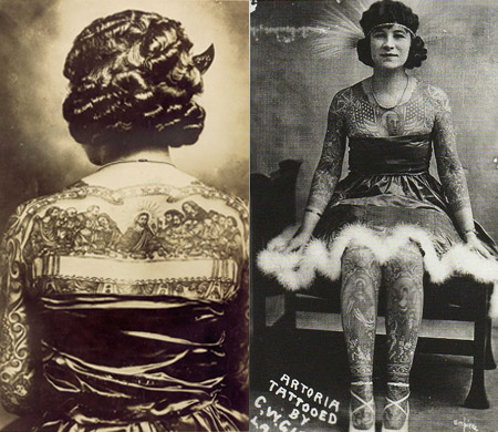 レッド・ギボンズさんが奥さんのアストリア・ギボンズさんに彫ったタトゥー1