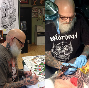 リチャード・ステルのタトゥー1